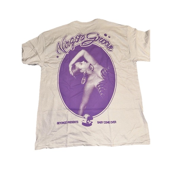 Beyoncé Renaissance Band Tour Shirt 2023 Virgo Groove Baby Come Over Sz Small - Picture 1 of 3